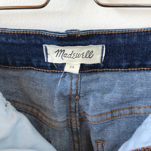 Madewell denim raw hem jean skirt - Picture 7 of 10